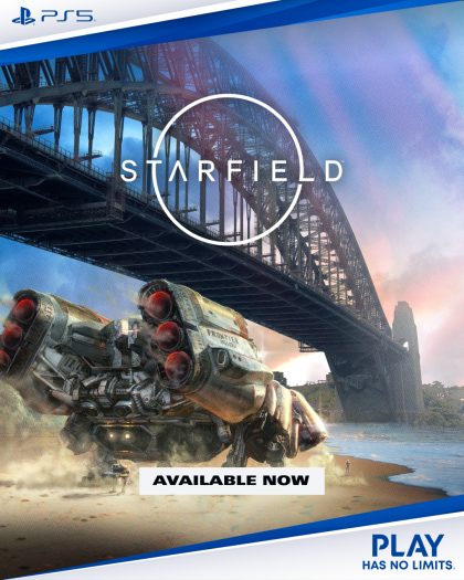 Starfield is available now on PlayStation 5!